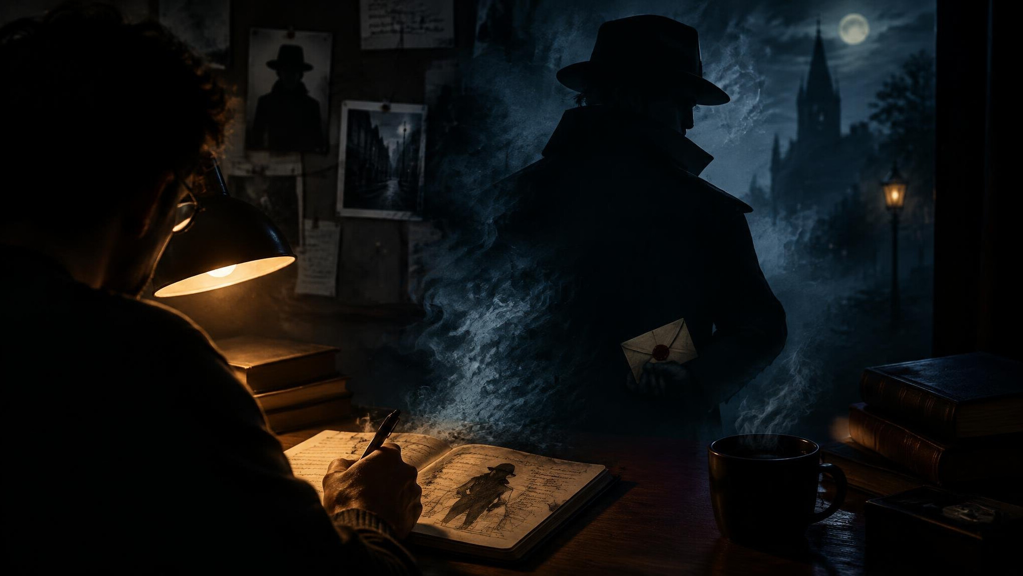 mysterious character silhouette